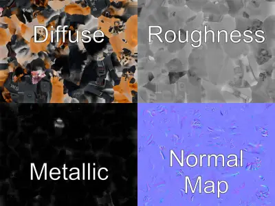 StormCloud German Shepherd Tactical model pack Low-poly 3D model