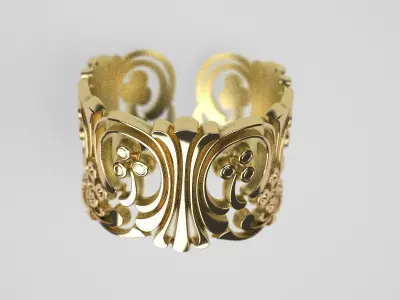 FALANGE RING 3D print model