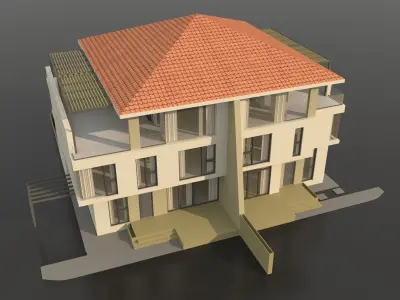 47 exterior buildings pack ready for production 3D model