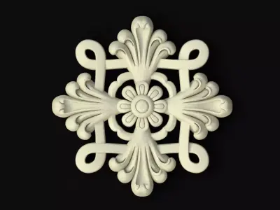 dekor ornament 3D model 90