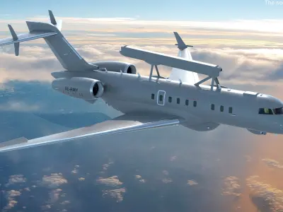  Multi Role AEWC Aircraft Rigged 