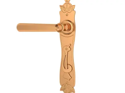 Door handle Free 3D model buy