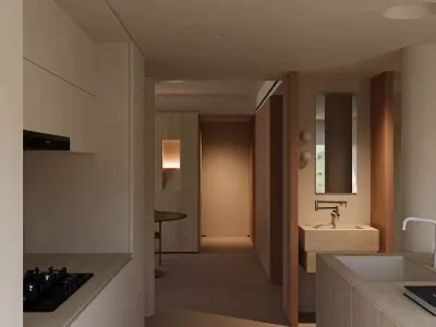 villa 3D model for Corona render 3D model 3D model