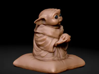 Grogu - Baby Yoda 3D print model