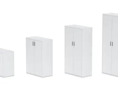 Herman Miller Paragraph Storage Cabinet 4 3D model