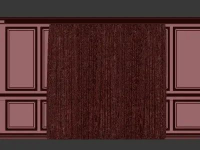 Curtain Set 84 3D model