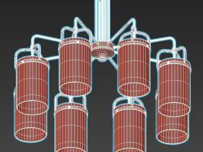 rivoli-annegret-4082-308-b0051273 six light chandelier with c... 3D model