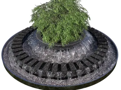 WATERFALL FOUNTAIN CASCADE  NO10 A 3D model