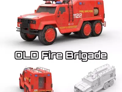 Old Fire Brigade 3D model