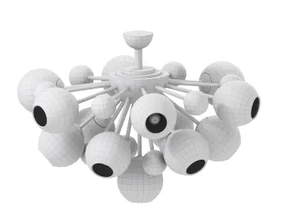 Chandelier 3D model 5