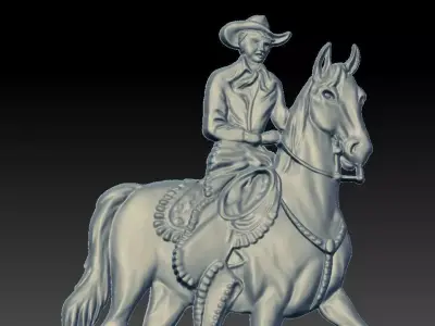 3D HORSE RIDE  Free 3D model