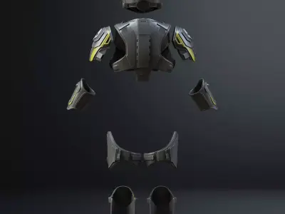 Full armor Helldivers 2  B-01  3D print model
