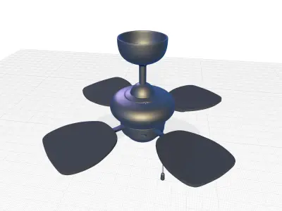 Leddy Blade Ceiling Fan 3D model