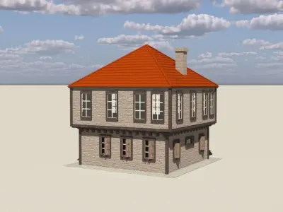 ottoman house 3D model