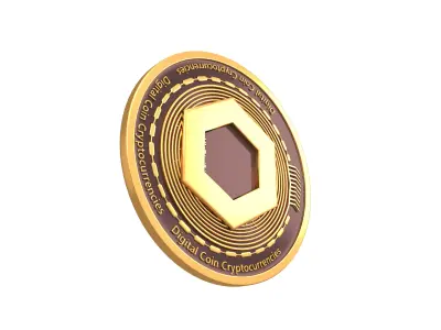 Chainlink Coin v2 001 3D model