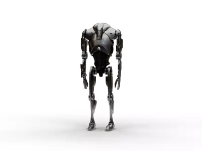 B2 Battle Droid - Star Wars Low-poly 3D model
