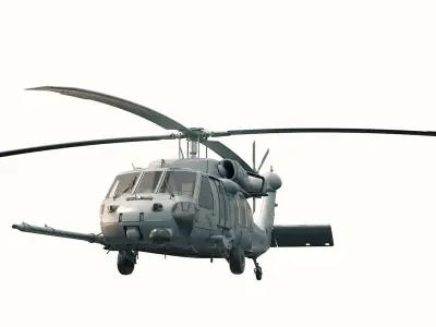  Pave Hawk Helicopter LOD 2 