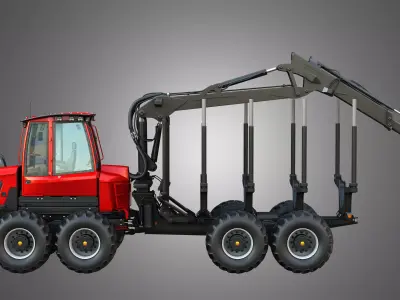 875 Forwarder 3D model