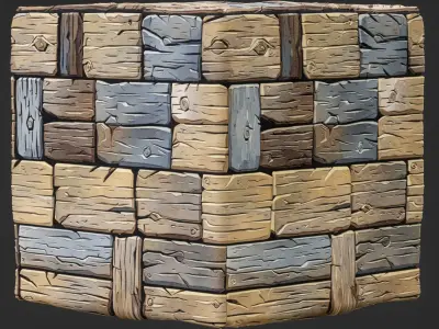 Stylized Wood Seamless Texture  Texture