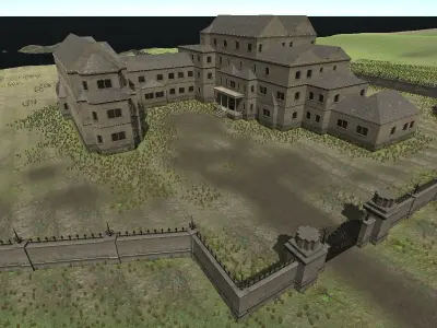 Horror Mansion Basic Version 3D model