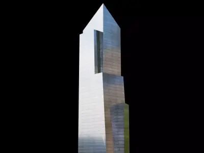 Hudson Yards 10 - NYC Low-poly 3D model