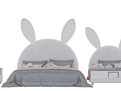 Linsy rabbit bed for children  3D model