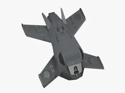 Sci-Fi Drone 2 3D model