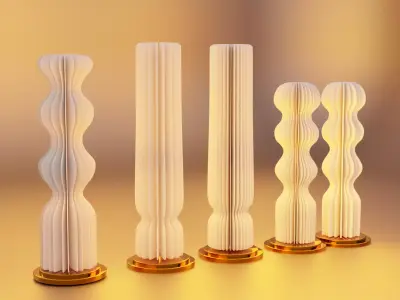 lamp light set 3D model