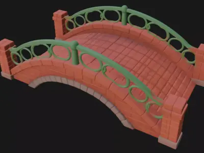 Bridge 3d model 3D model