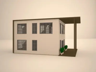 Small house  3D model purchase
