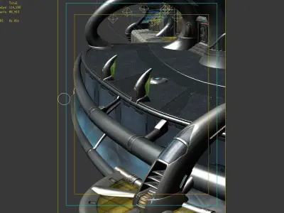 Spaceship - Human Scene 01 3D model