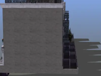 Row Houses 7 3D model