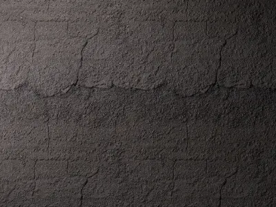 Asphalt Cracked 01 - 8K Scan Texture