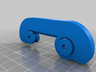 Cabinet door Latch 3D print model