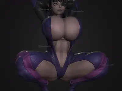 Juri Street Fighter 3D print model