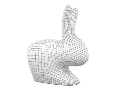 Rabbit Lamps Free 3D model