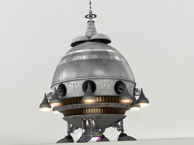Extra Terrestrial HOME PHONE 1 Starship 3D model