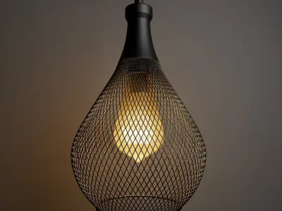 Roof Lamp Low-poly 3D model
