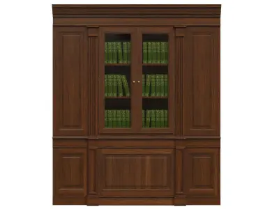 Built-in bookcase 1100 3D model