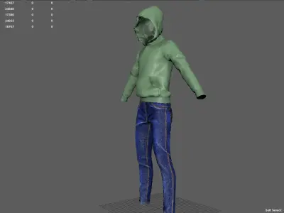 STREET WEAR 3D model