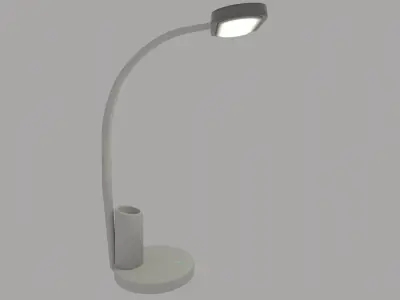 Modern Study Desk Lamp Blender 3D Model Low-poly 3D model