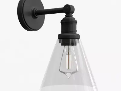 Flared Glass 3D model