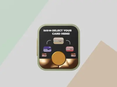 a smart banking device to use when shopping 3D model