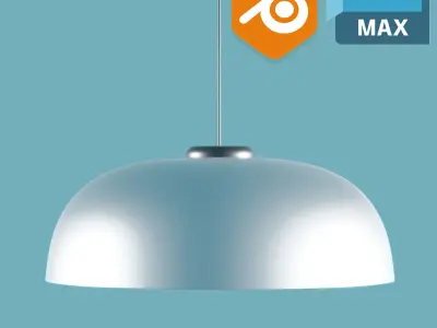 CHROME Lamps Collection 3D Model Pack