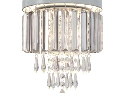  Nobranded Mini Crystal Chandelier Flush Mount Ceiling Light 3D model