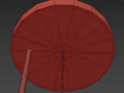 BRUNI three glass pendant lights with gold finish 3D model