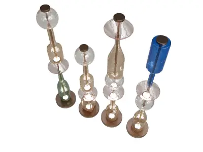 Paolo Castelli floor lamp icone luminose 3D model