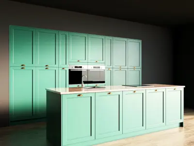 14-Kitchen2 matte 2 3D model