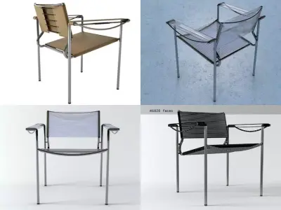 Spaghetti Armchair 109 3D model