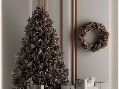 Christmas-tree-set07 3D model